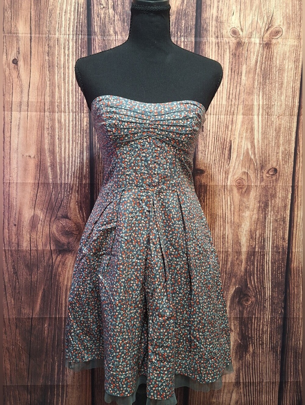 American Eagle Outfitters Strapless Floral Dress Size 4!